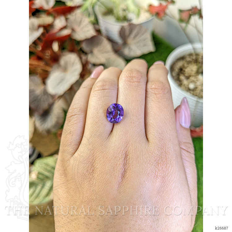 3.47 Ct. Purple Amethyst from Ceylon (Sri Lanka)