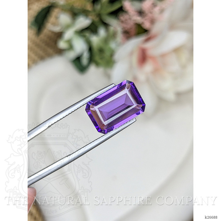 4.94 Ct. Purple Amethyst from Ceylon (Sri Lanka)