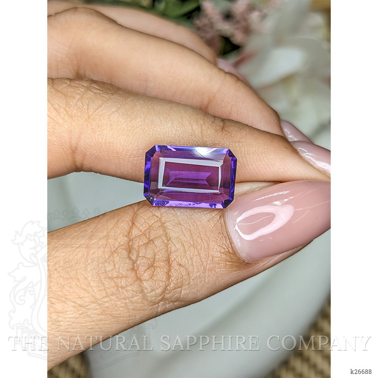 4.94 Ct. Purple Amethyst from Ceylon (Sri Lanka)