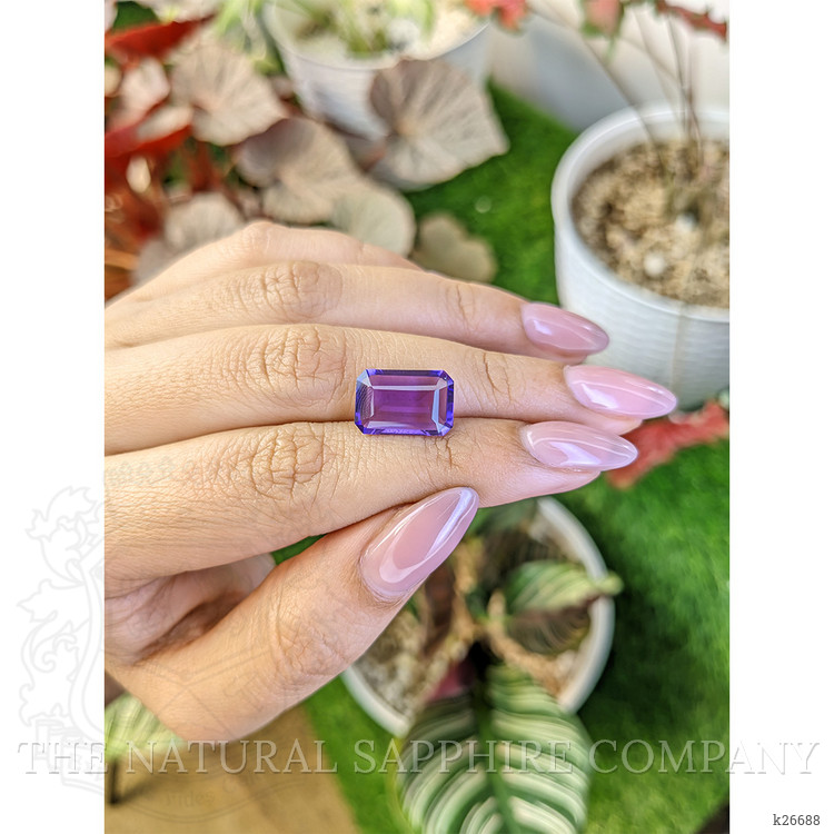 4.94 Ct. Purple Amethyst from Ceylon (Sri Lanka)