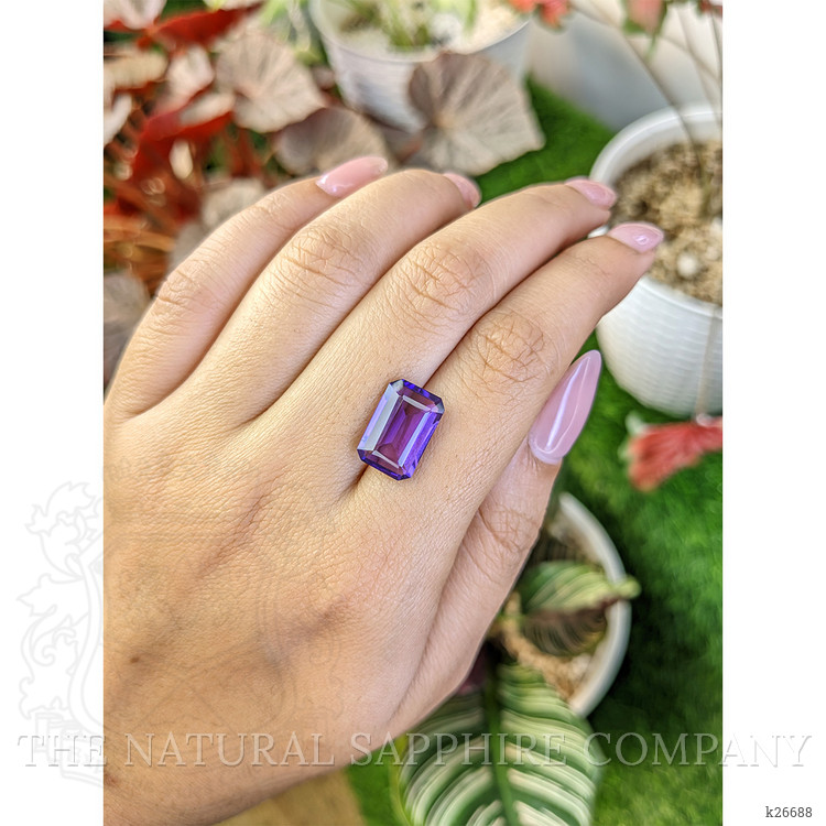 4.94 Ct. Purple Amethyst from Ceylon (Sri Lanka)