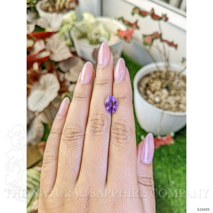 2.37 Ct. Purple Amethyst from Ceylon (Sri Lanka)