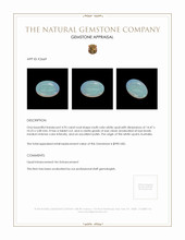 4.95 Ct. White Opal from Australia Appraisal