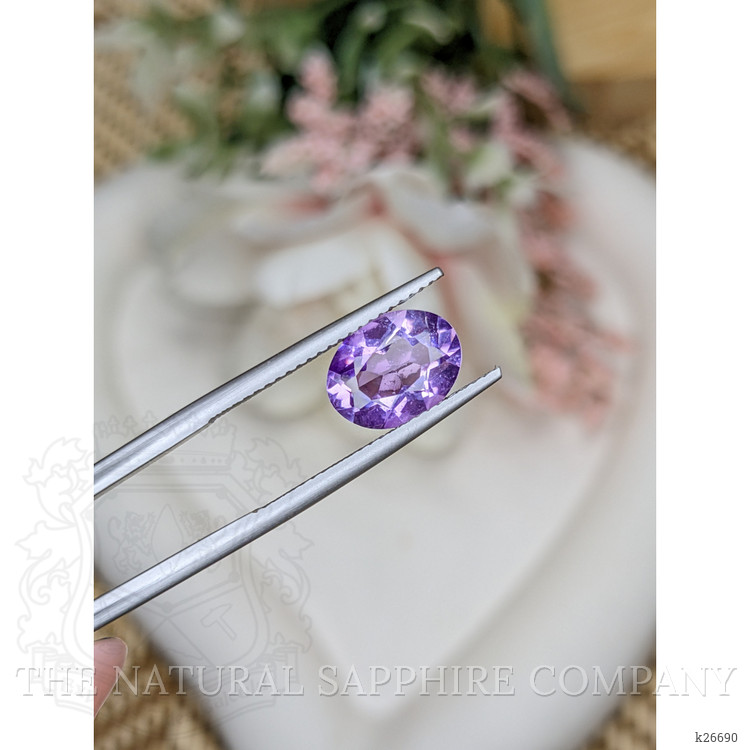 2.08 Ct. Purple Amethyst from Ceylon (Sri Lanka)