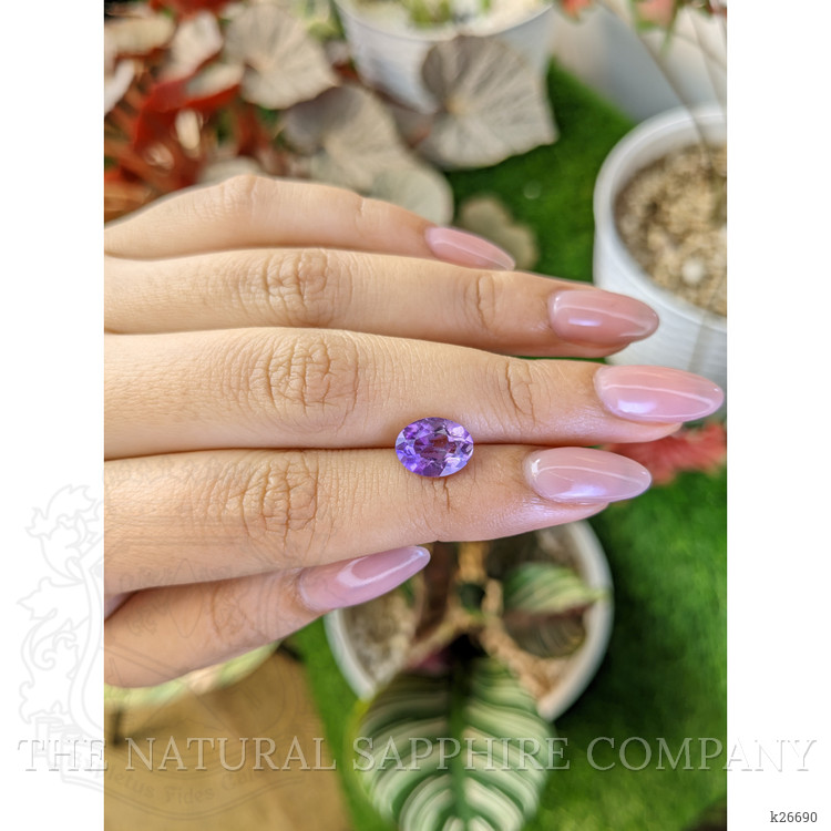 2.08 Ct. Purple Amethyst from Ceylon (Sri Lanka)