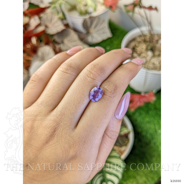 2.08 Ct. Purple Amethyst from Ceylon (Sri Lanka)