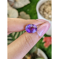 4.12 Ct. Purple Amethyst from Ceylon (Sri Lanka) Life Style