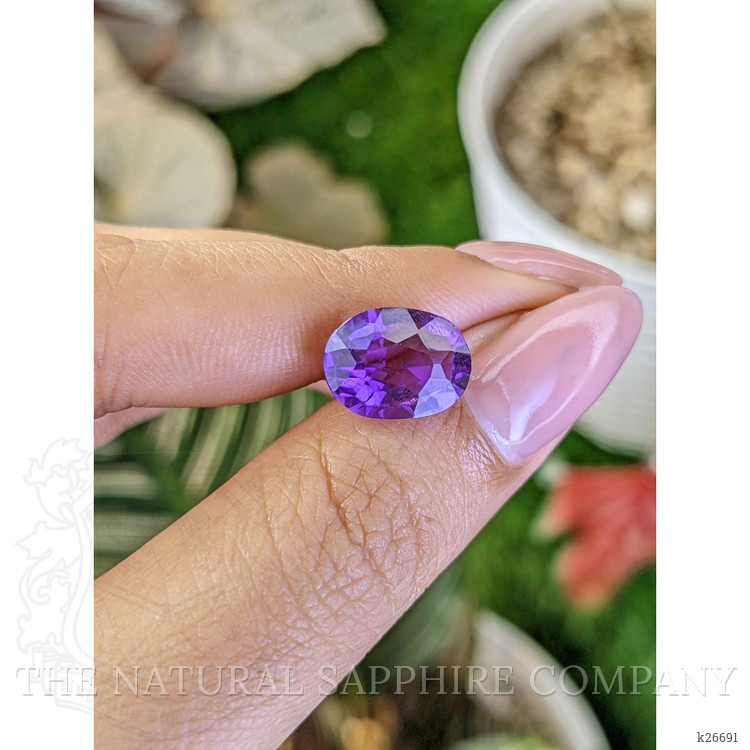 4.12 Ct. Purple Amethyst from Ceylon (Sri Lanka)