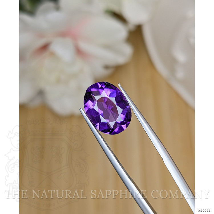 4.01 Ct. Purple Amethyst from Ceylon (Sri Lanka)
