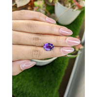 4.01 Ct. Purple Amethyst from Ceylon (Sri Lanka) Life Style