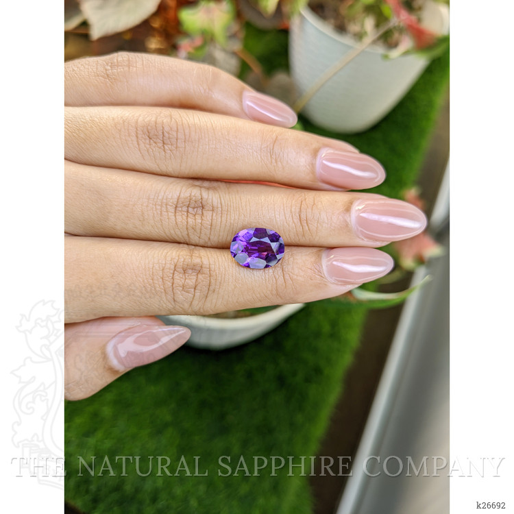 4.01 Ct. Purple Amethyst from Ceylon (Sri Lanka)