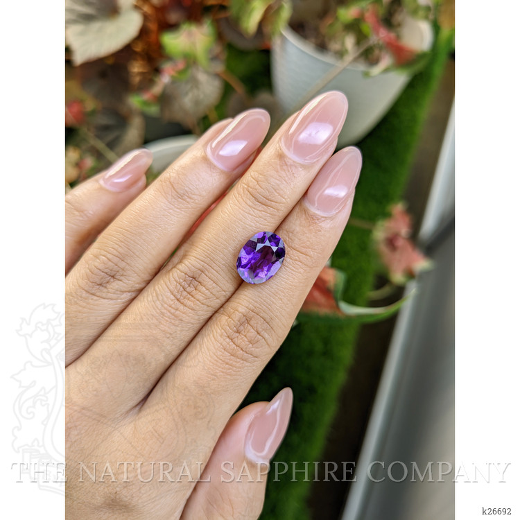 4.01 Ct. Purple Amethyst from Ceylon (Sri Lanka)
