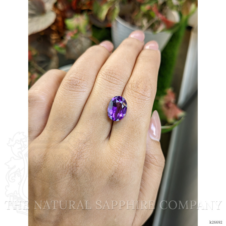 4.01 Ct. Purple Amethyst from Ceylon (Sri Lanka)