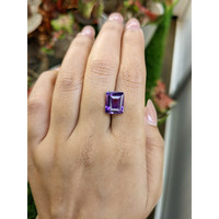 4.85 Ct. Purple Amethyst from Ceylon (Sri Lanka) Life Style