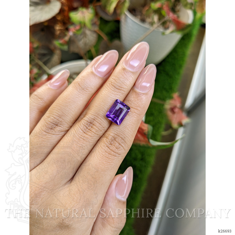 4.85 Ct. Purple Amethyst from Ceylon (Sri Lanka)