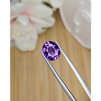 2.83 Ct. Purple Amethyst from Ceylon (Sri Lanka) Life Style