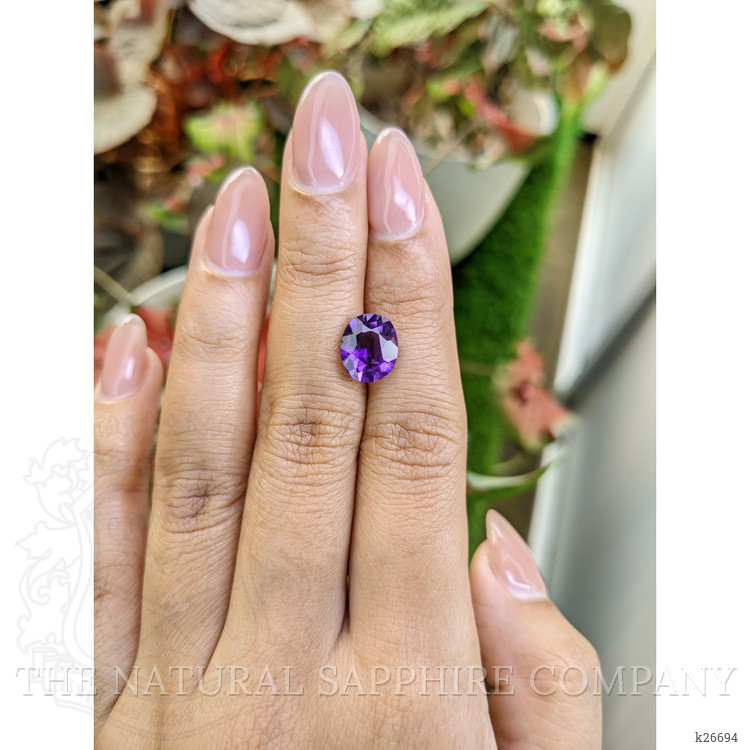 2.83 Ct. Purple Amethyst from Ceylon (Sri Lanka)