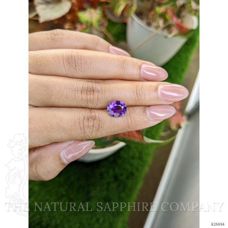 2.83 Ct. Purple Amethyst from Ceylon (Sri Lanka)