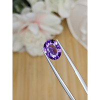 3.28 Ct. Purple Amethyst from Ceylon (Sri Lanka) Life Style