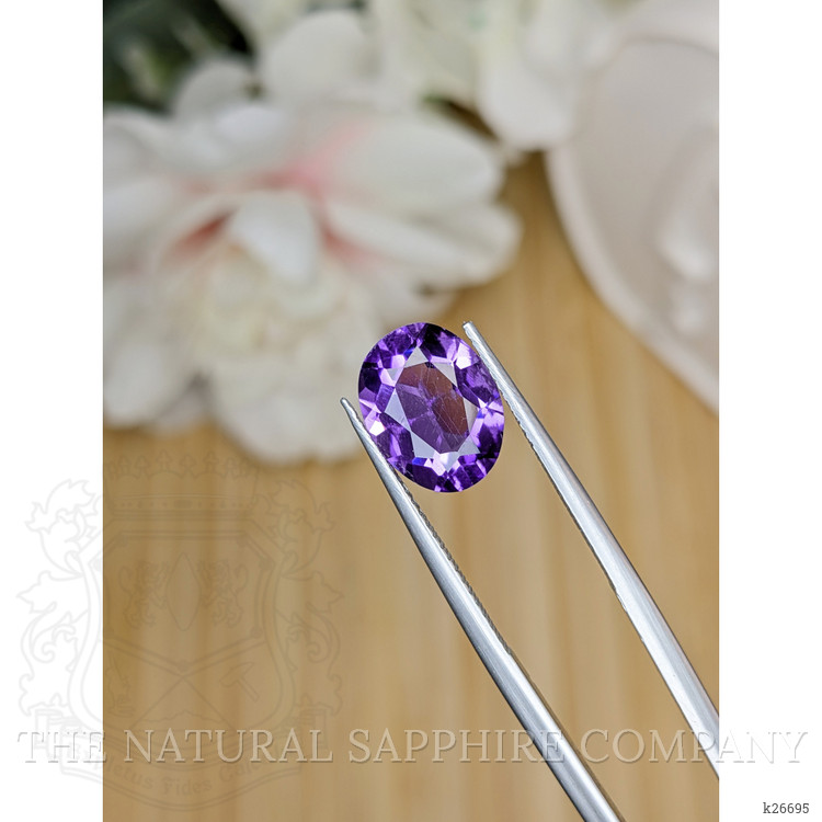 3.28 Ct. Purple Amethyst from Ceylon (Sri Lanka)