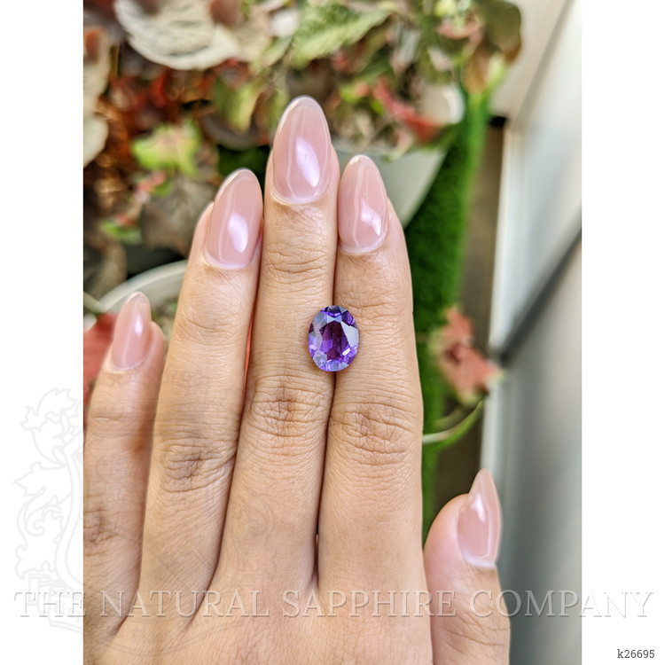 3.28 Ct. Purple Amethyst from Ceylon (Sri Lanka)