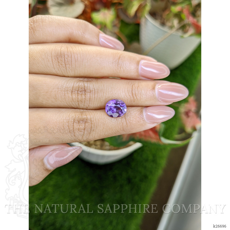 3.14 Ct. Purple Amethyst from Ceylon (Sri Lanka)