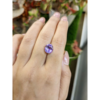 3.14 Ct. Purple Amethyst from Ceylon (Sri Lanka) Life Style