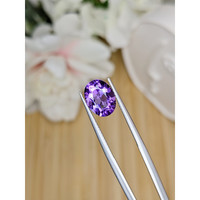 2.48 Ct. Purple Amethyst from Ceylon (Sri Lanka) Life Style