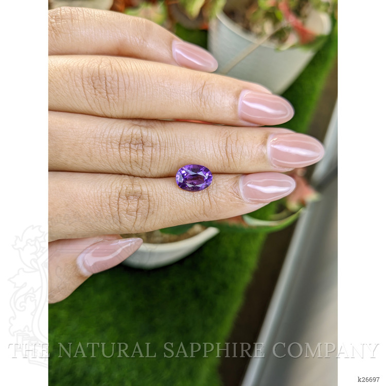 2.48 Ct. Purple Amethyst from Ceylon (Sri Lanka)