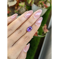 2.48 Ct. Purple Amethyst from Ceylon (Sri Lanka) Life Style