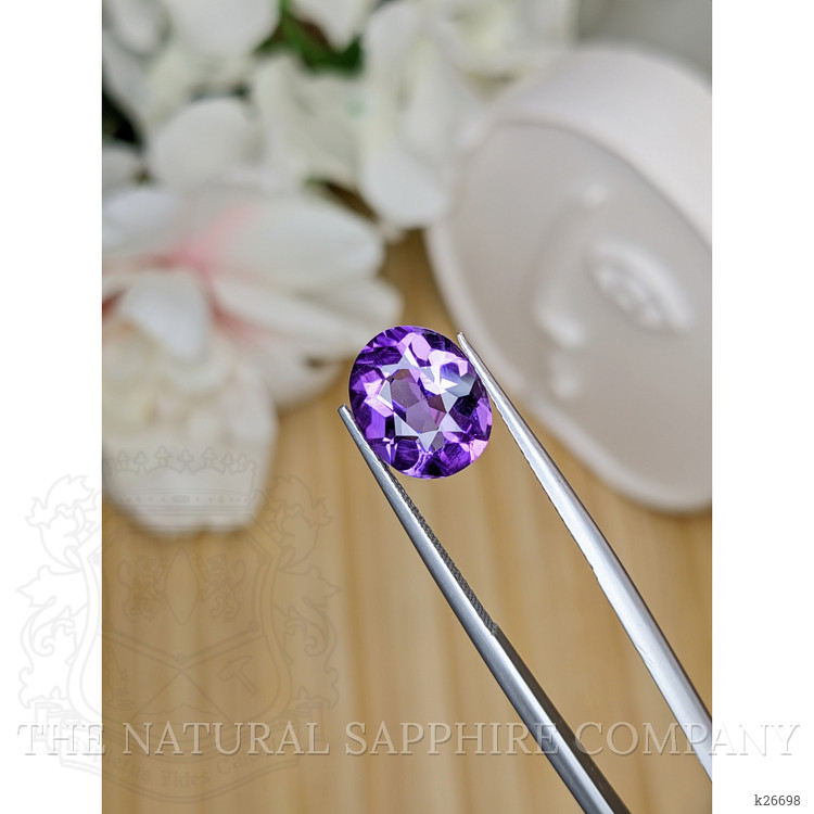 3.49 Ct. Purple Amethyst from Ceylon (Sri Lanka)