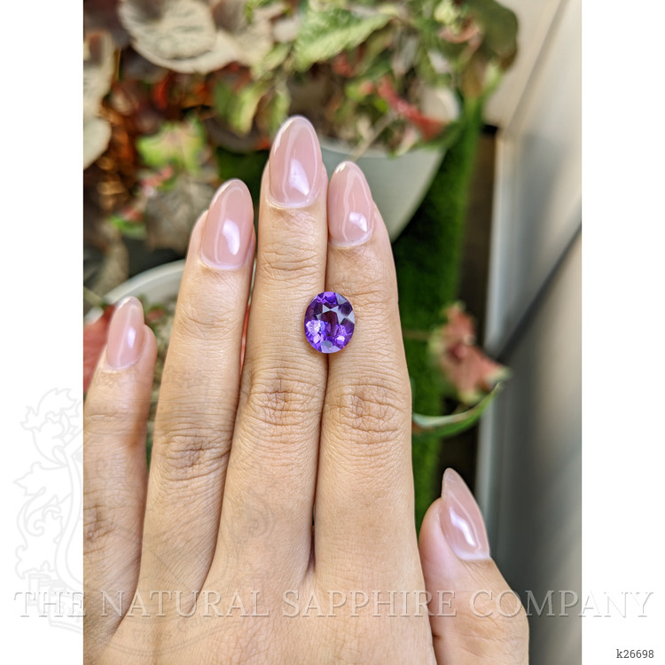 3.49 Ct. Purple Amethyst from Ceylon (Sri Lanka)