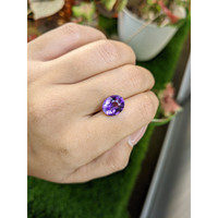 3.49 Ct. Purple Amethyst from Ceylon (Sri Lanka) Life Style