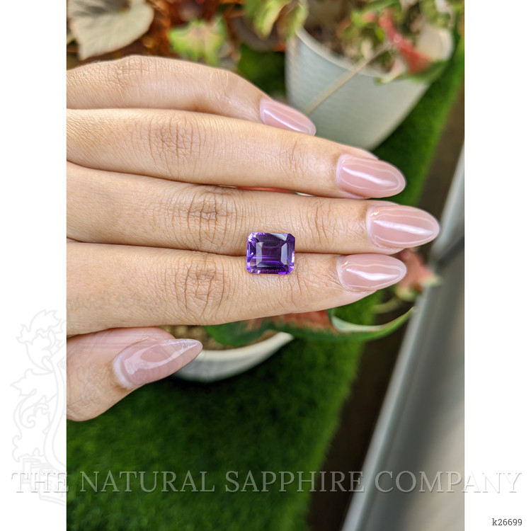 4.57 Ct. Purple Amethyst from Ceylon (Sri Lanka)