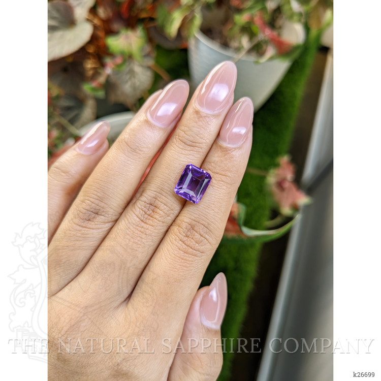 4.57 Ct. Purple Amethyst from Ceylon (Sri Lanka)