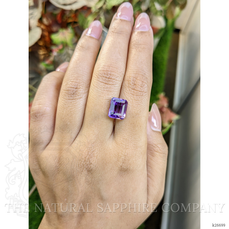 4.57 Ct. Purple Amethyst from Ceylon (Sri Lanka)