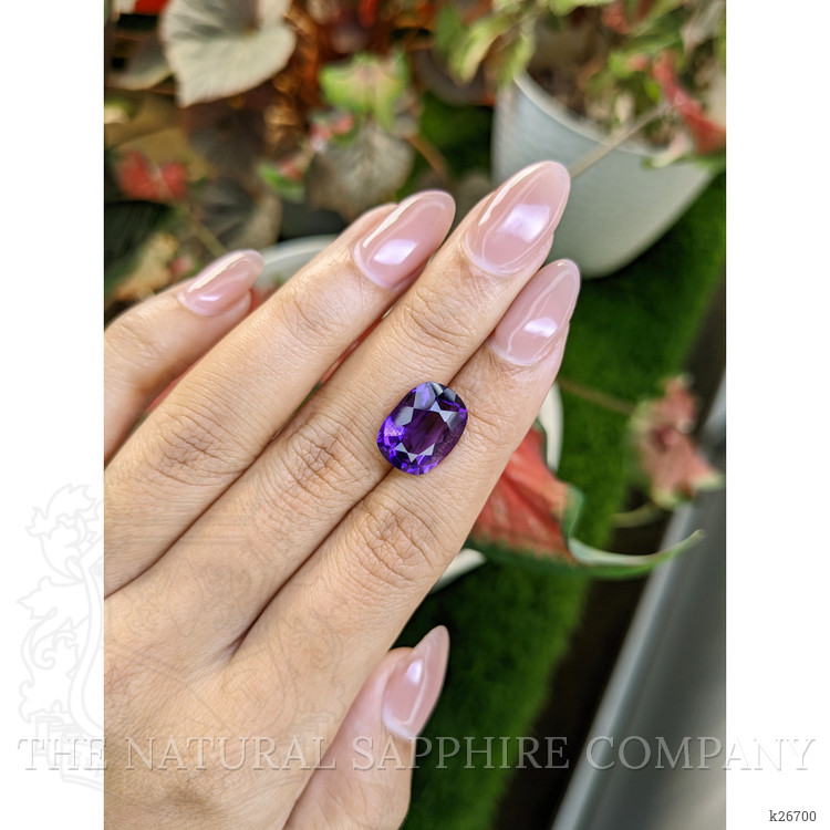 6.46 Ct. Purple Amethyst from Ceylon (Sri Lanka)