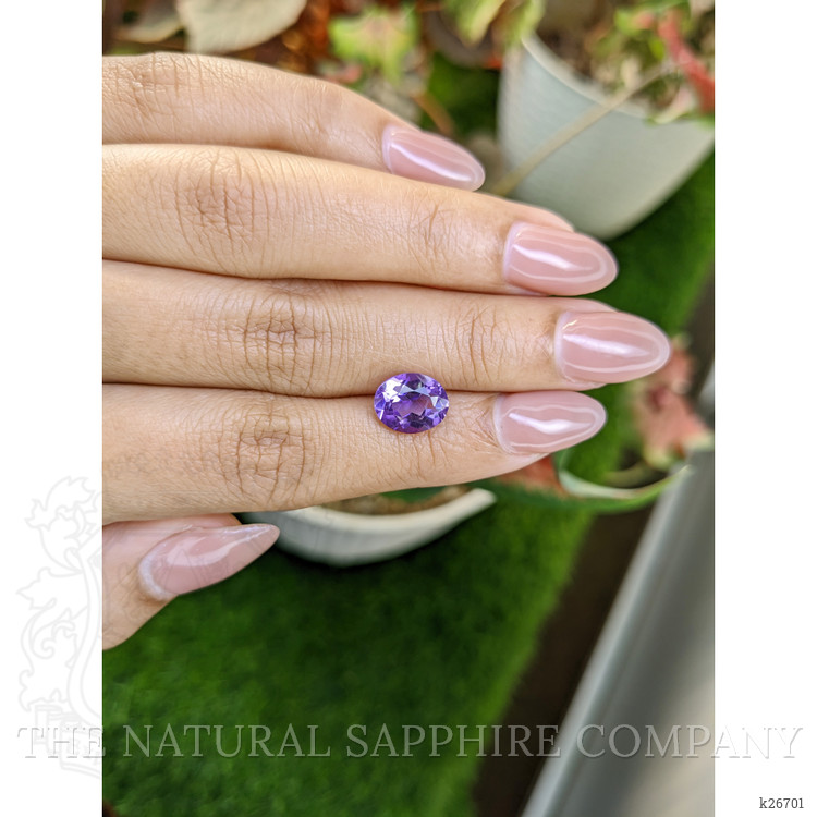 2.45 Ct. Purple Amethyst from Ceylon (Sri Lanka)