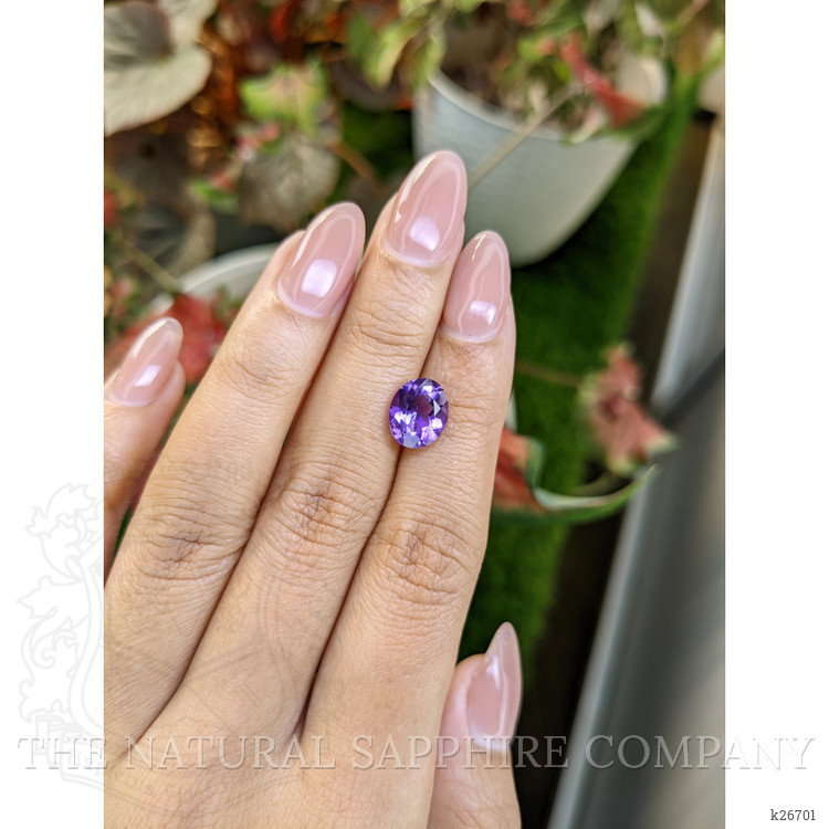 2.45 Ct. Purple Amethyst from Ceylon (Sri Lanka)