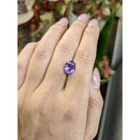 2.45 Ct. Purple Amethyst from Ceylon (Sri Lanka) Life Style