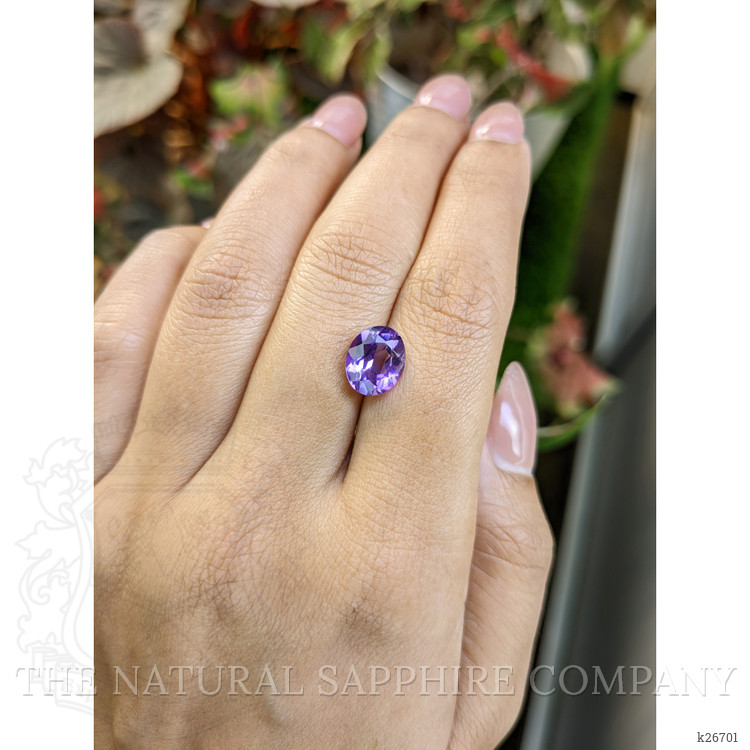 2.45 Ct. Purple Amethyst from Ceylon (Sri Lanka)