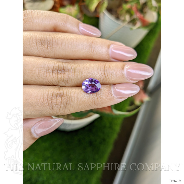 2.87 Ct. Purple Amethyst from Ceylon (Sri Lanka)