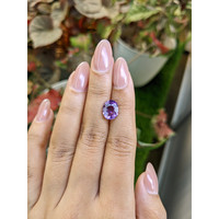 2.87 Ct. Purple Amethyst from Ceylon (Sri Lanka) Life Style