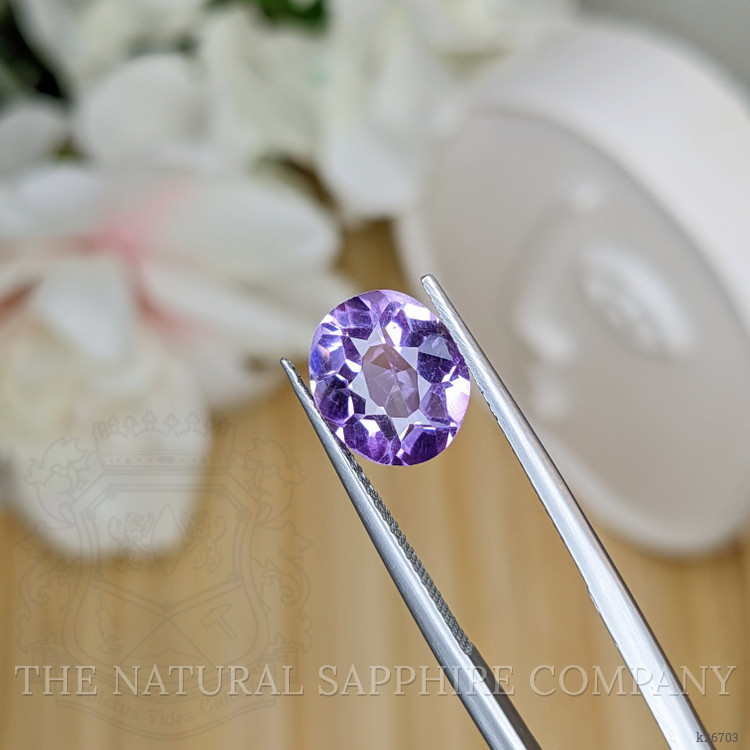 2.88 Ct. Purple Amethyst from Ceylon (Sri Lanka)