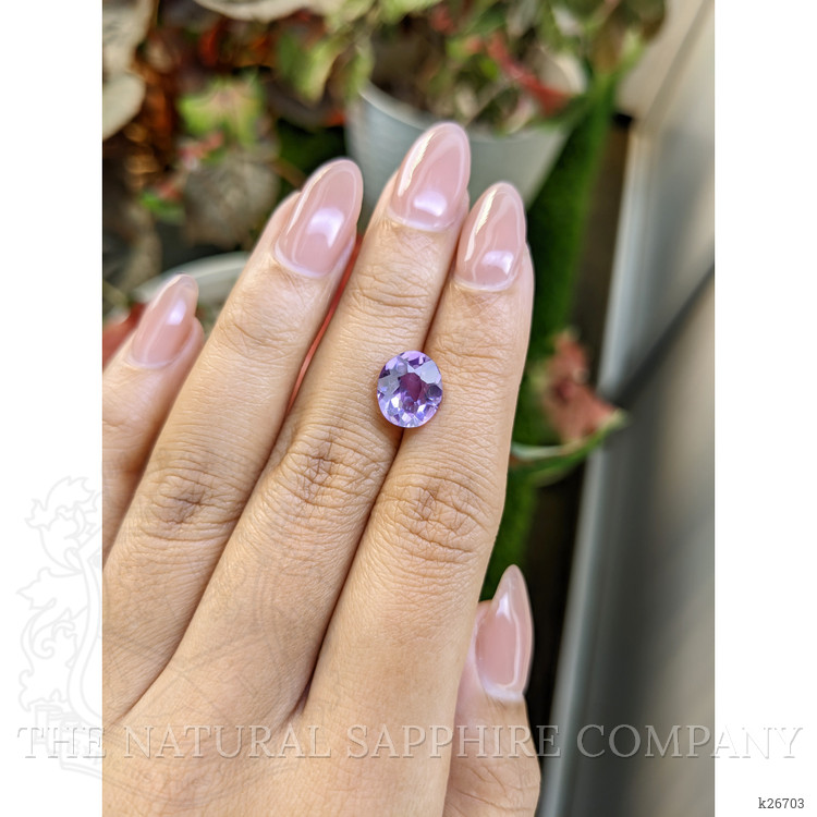 2.88 Ct. Purple Amethyst from Ceylon (Sri Lanka)