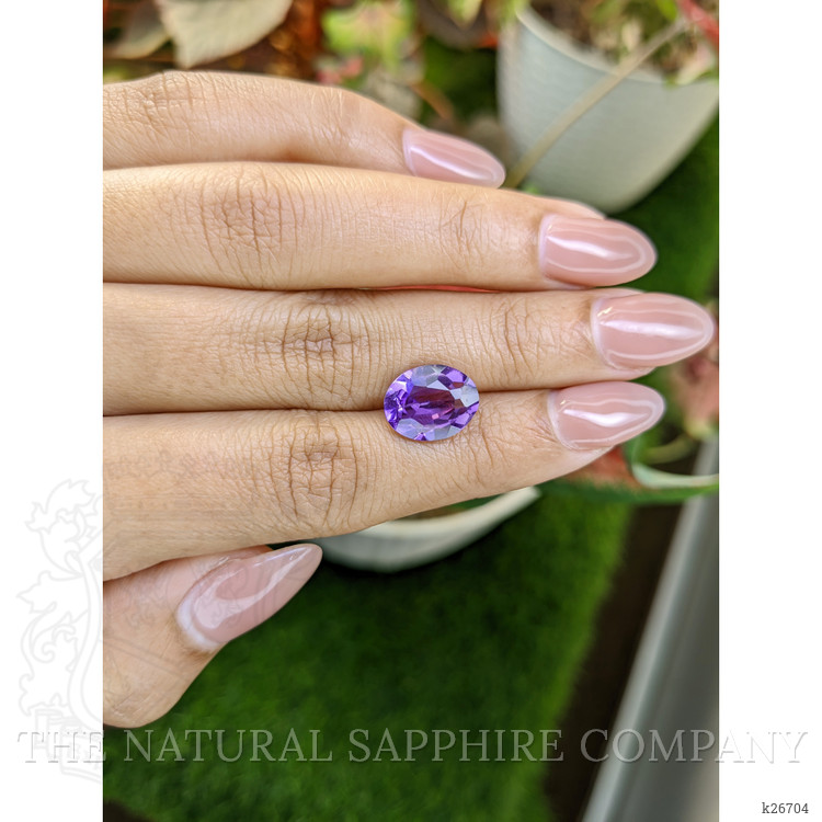 4.04 Ct. Purple Amethyst from Ceylon (Sri Lanka)