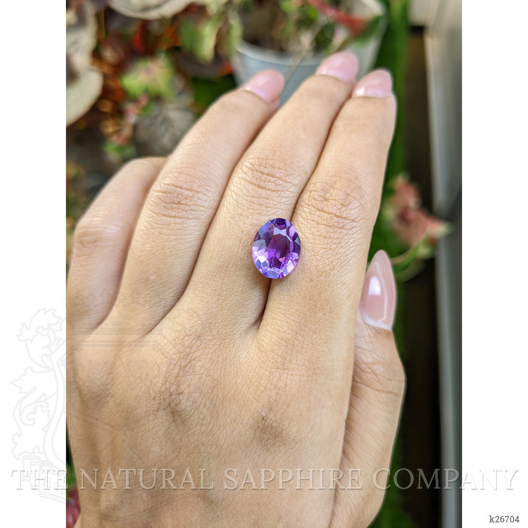 4.04 Ct. Purple Amethyst from Ceylon (Sri Lanka)