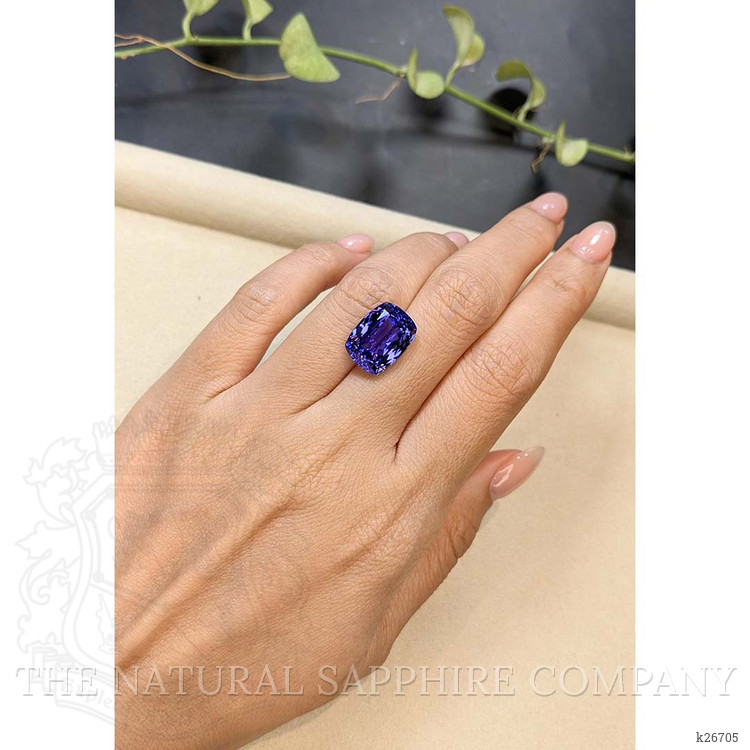 9.15 Ct. Violetish Blue Tanzanite from Tanzania