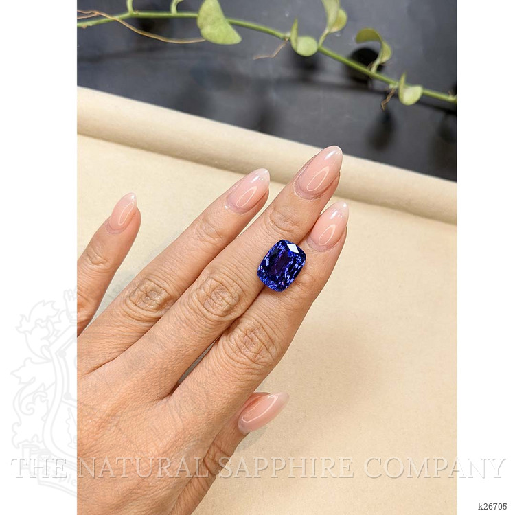 9.15 Ct. Violetish Blue Tanzanite from Tanzania