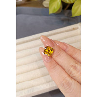 9.15 Ct. Brownish Orange Zircon from Brazil Life Style
